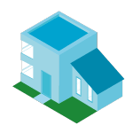 Icon modernes Haus