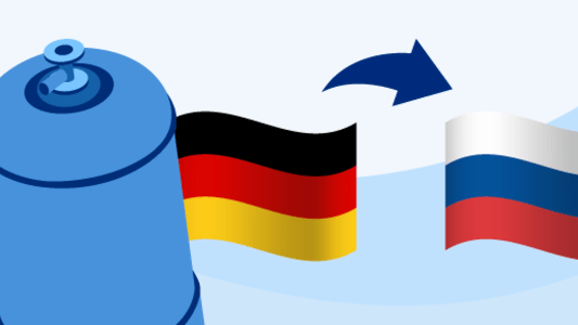 Nord Stream 1: Gaslieferung von Russland nach Deutschland