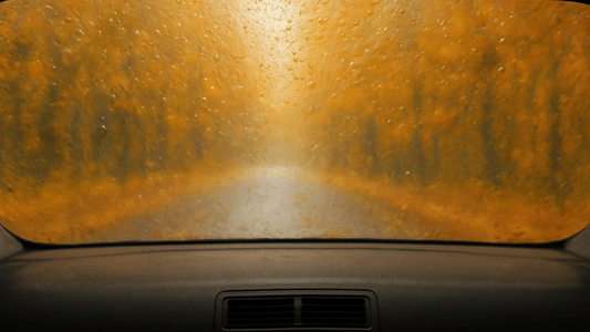 beschlagene Windschutzscheibe
