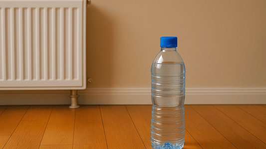 Wasserflaschen Heizungstrick