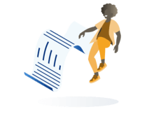 Figur hilft bei Format von Vorlage zum Gasanbieter Kündigen