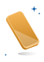 Handy in die Hand nehmen und E.ON Kundenservice kontaktieren Ein Mobiltelefon, mit welchem der E.ON Kundenservice angerufen wird