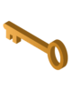 Schlüssel orange