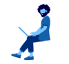 Der Enstroga Login Kundenportal Mann am Laptop meldet sich im Enstroga Login Kundenportal an